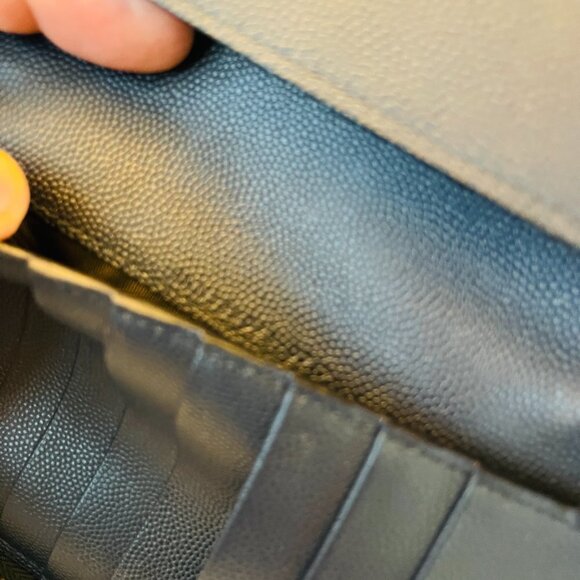 YSL Yves Saint Laurent 344076 Men's Leather Wallet - Picture 10 of 11